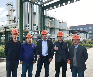 美國石油公司CEO視察永樂油泥處理工程